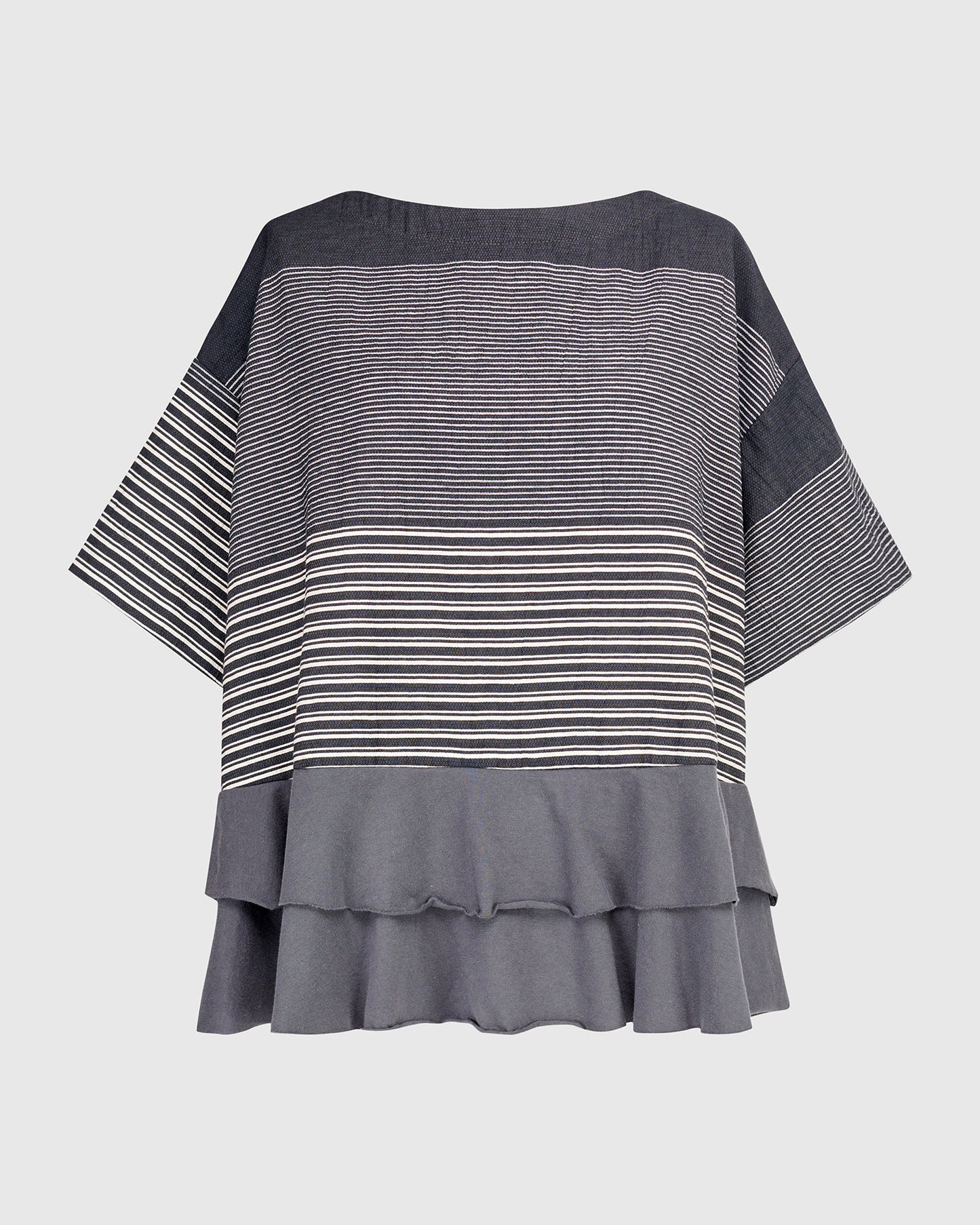 טישירט אורבן פשתן פסים