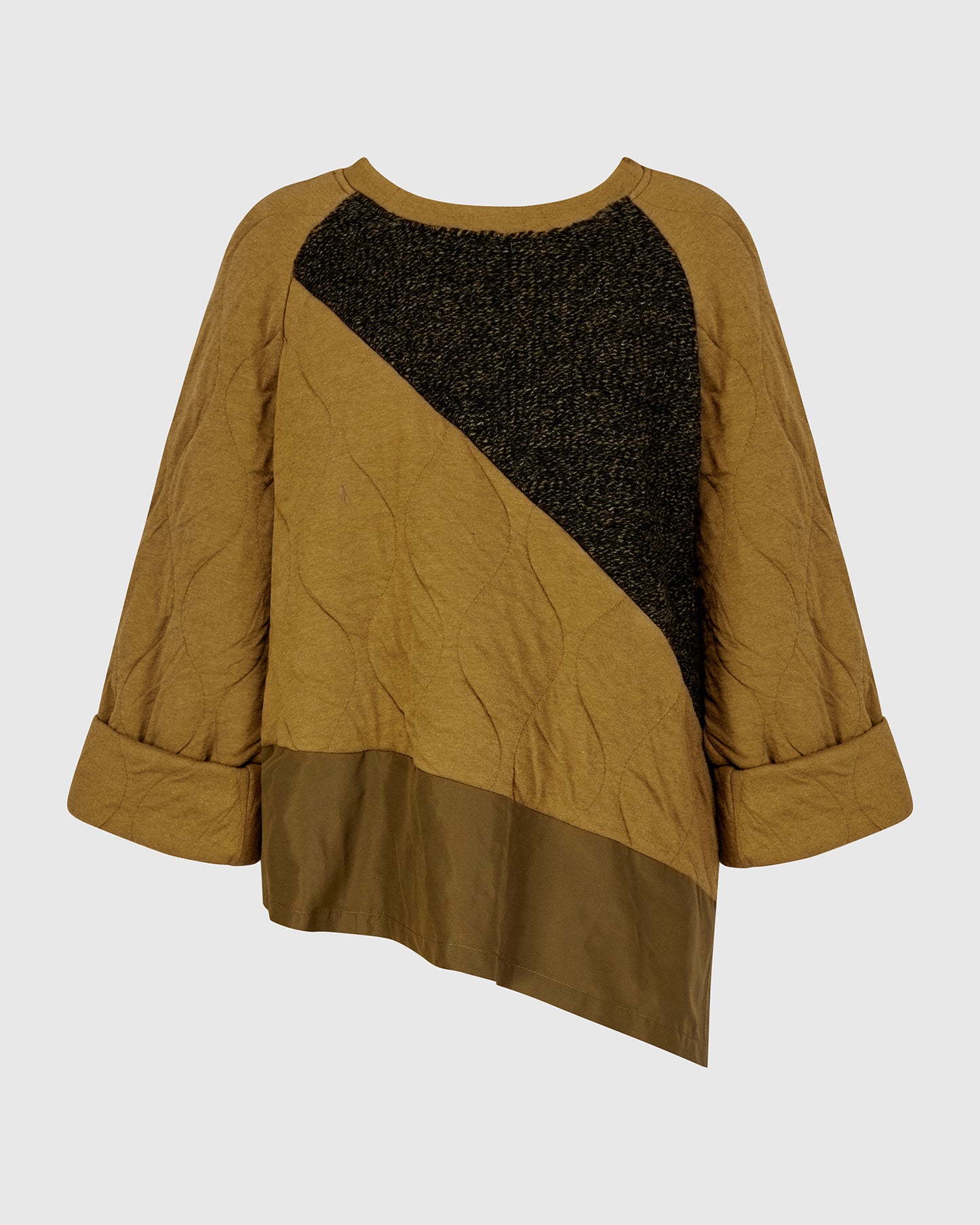 סווטשירט אורבן מחולק חאקי