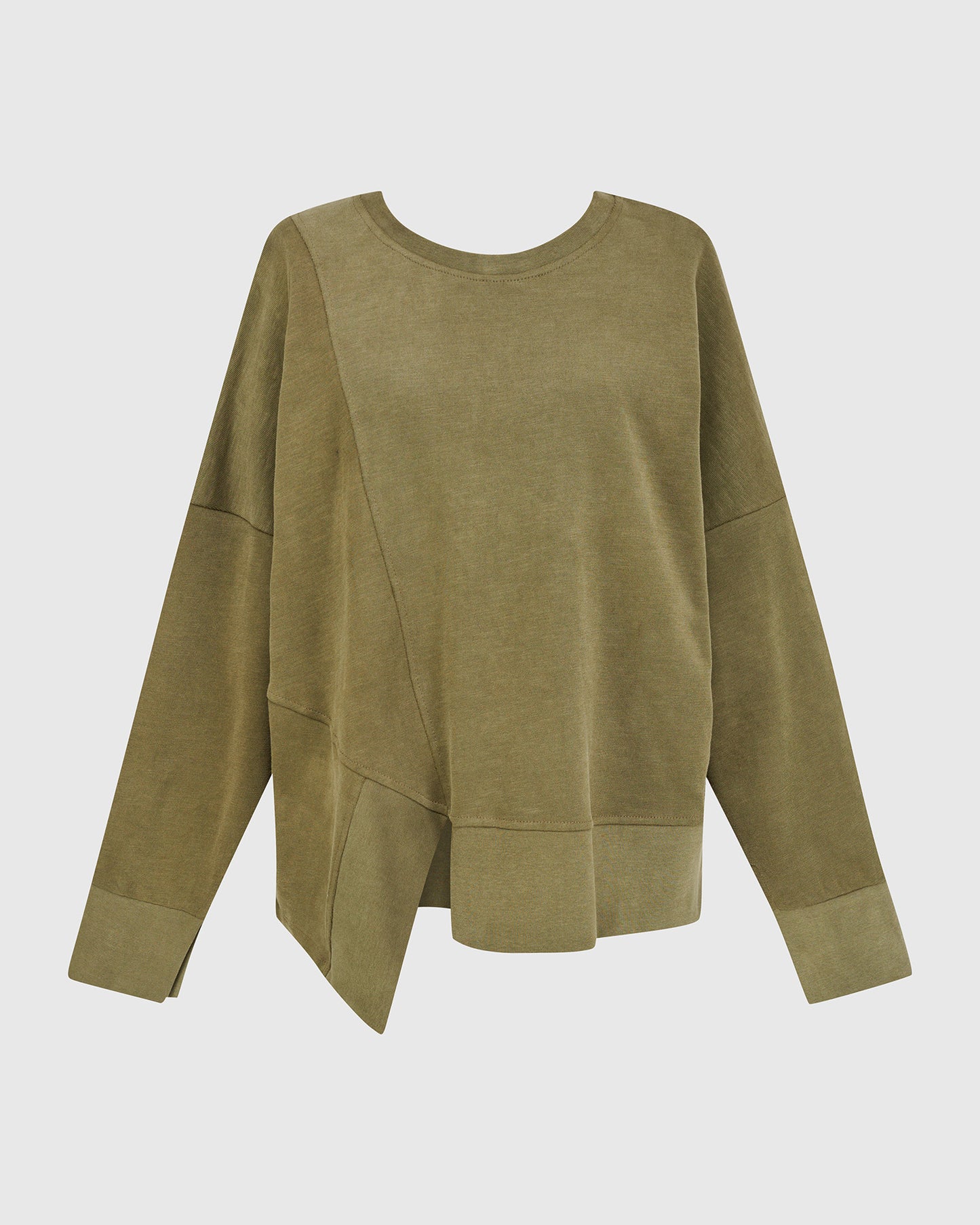 סווטשירט אורבן מחולק זית