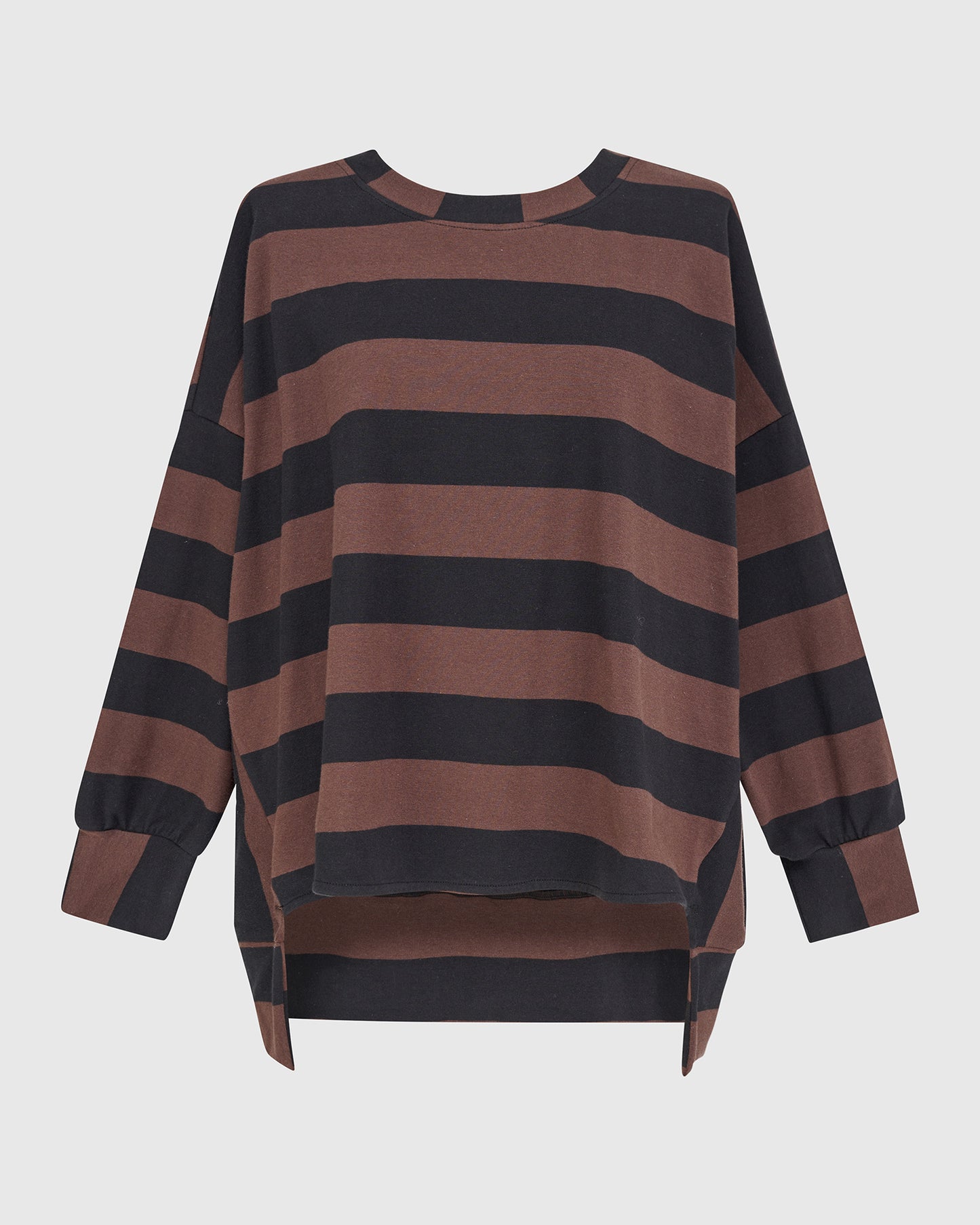 סווטשירט אורבן פסים חום