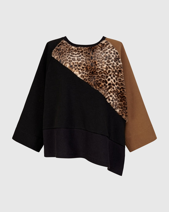 סווטשירט אורבן מחולק פרווה מיקס