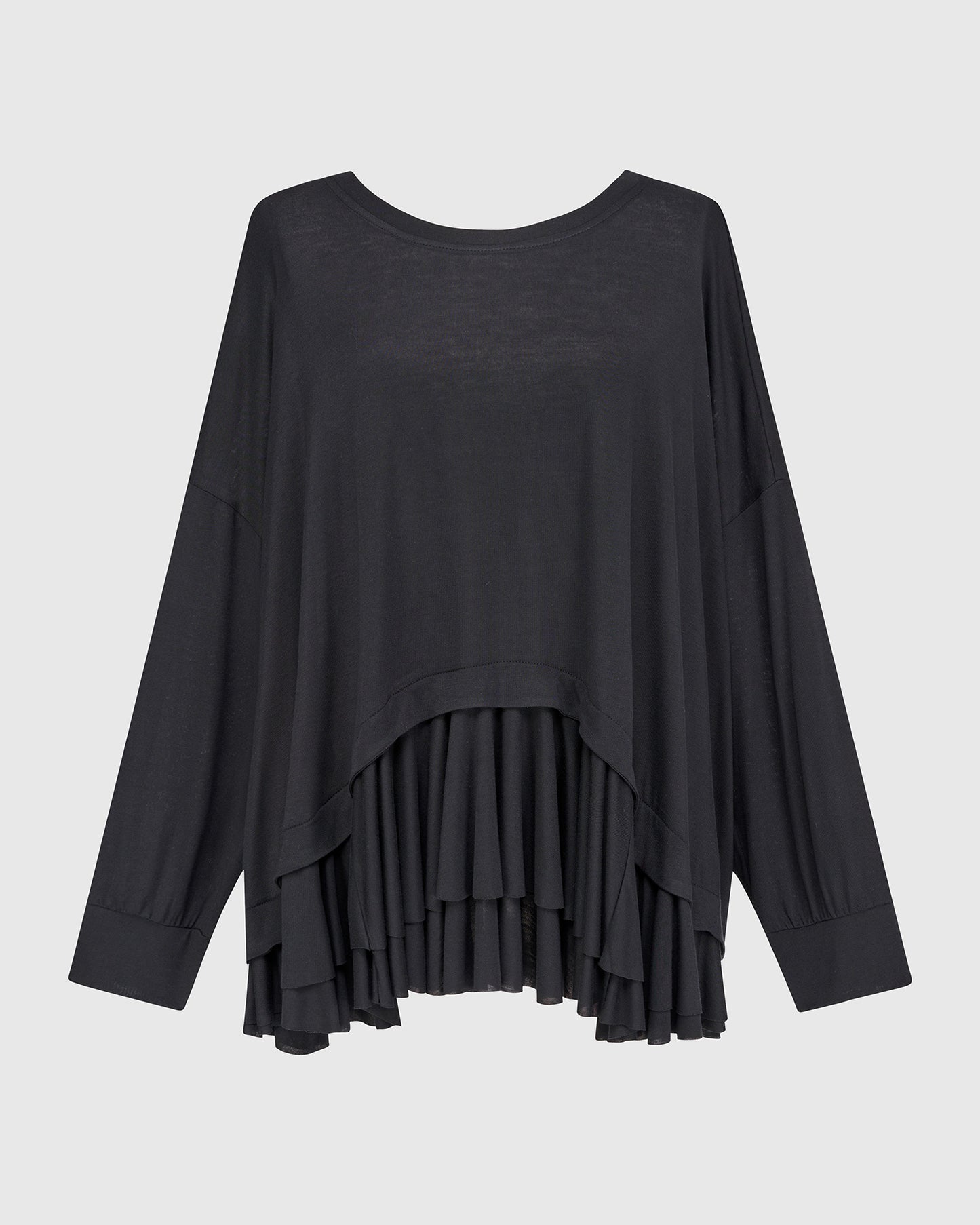 סווטשירט אורבן רחב מודל שחור