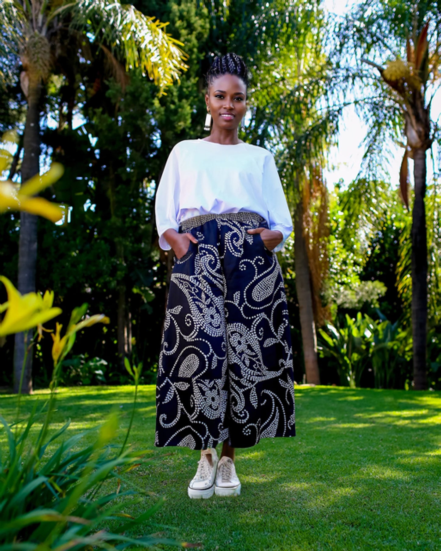 מכנסי חצאית נקודות