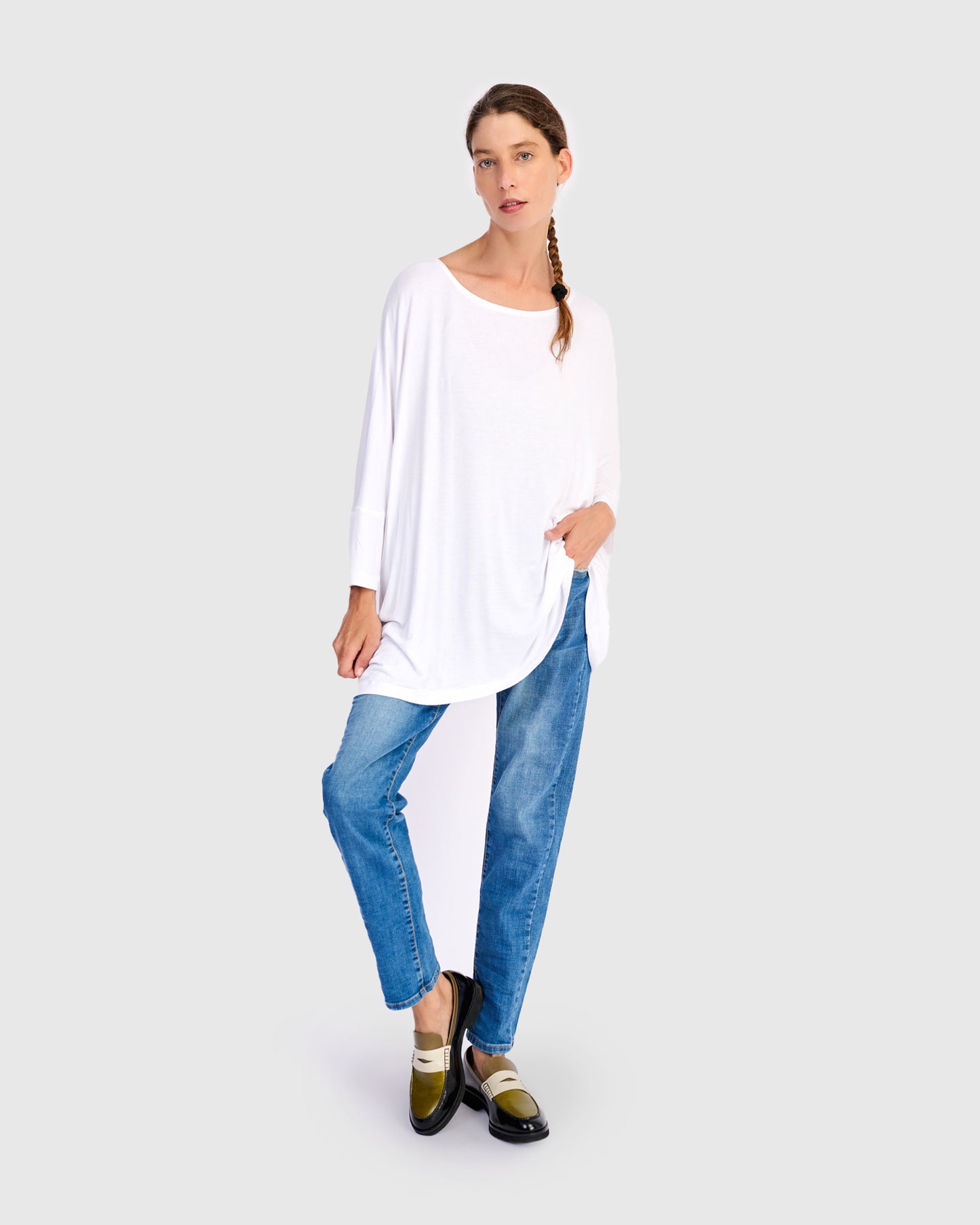 טוניקה רינה לבנה