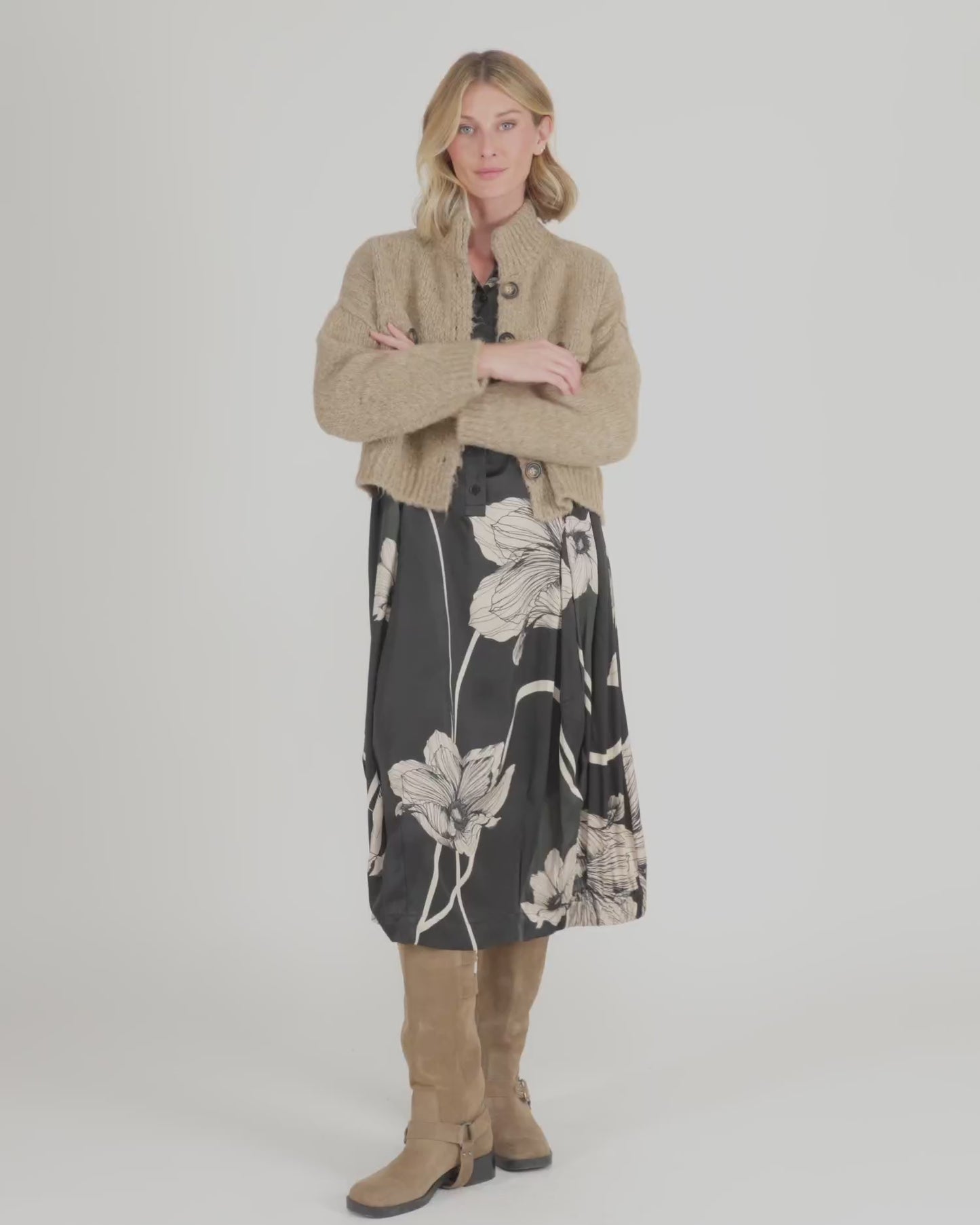 להעלות ולנגן וידיאו לגלריית צפיה, קרדיגן ז&amp;#39;קט כיסים חול
