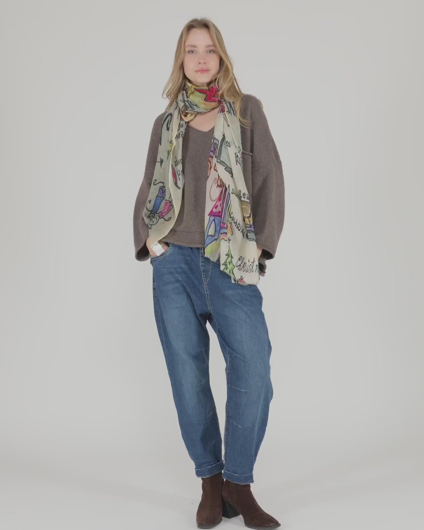 להעלות ולנגן וידיאו לגלריית צפיה, צעיף גרפיטי מודפסים
