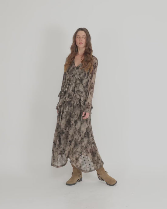 להעלות ולנגן וידיאו לגלריית צפיה, שמלה דנטל נקודות
