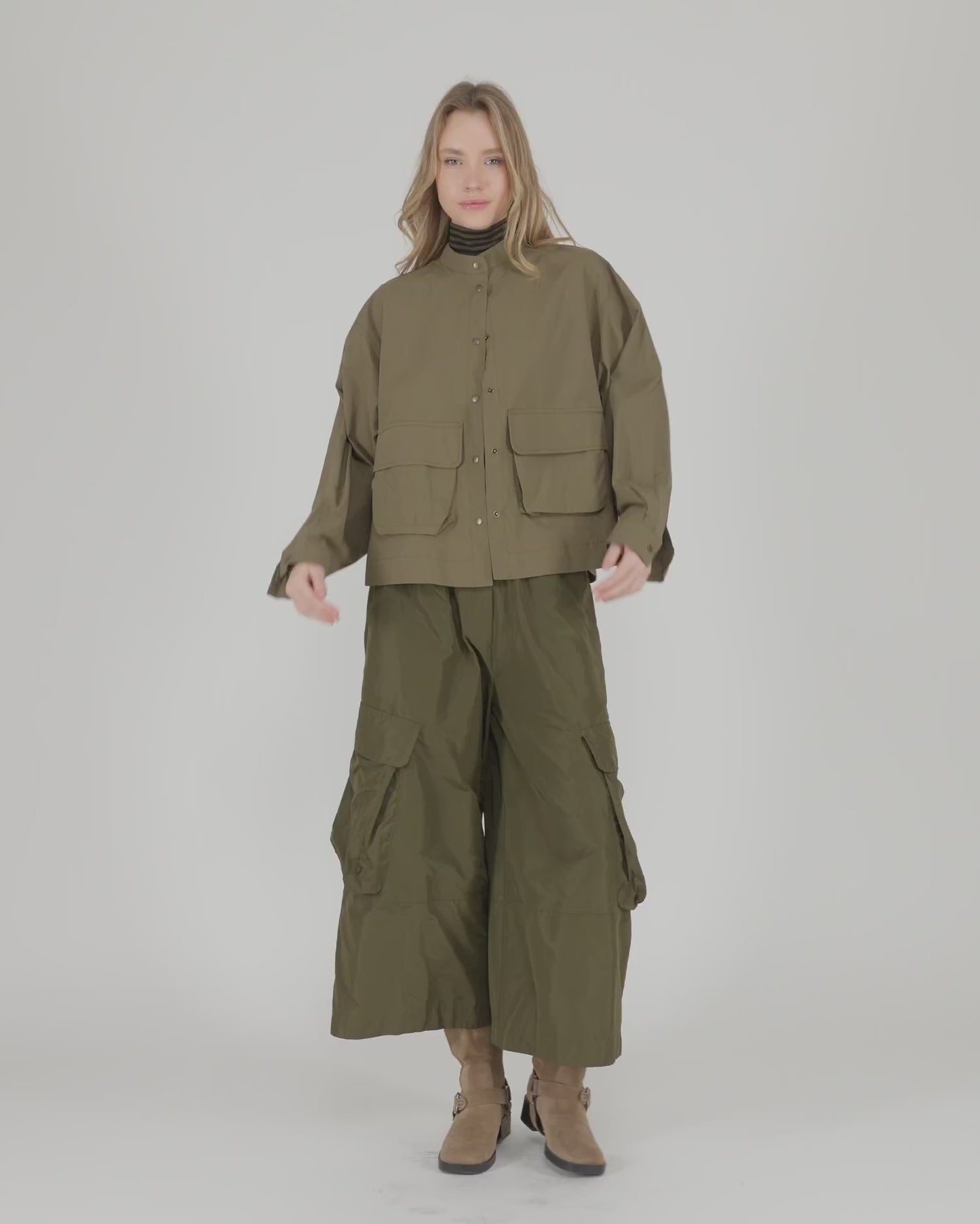 להעלות ולנגן וידיאו לגלריית צפיה, חולצה אורבן מוצלחת חאקי
