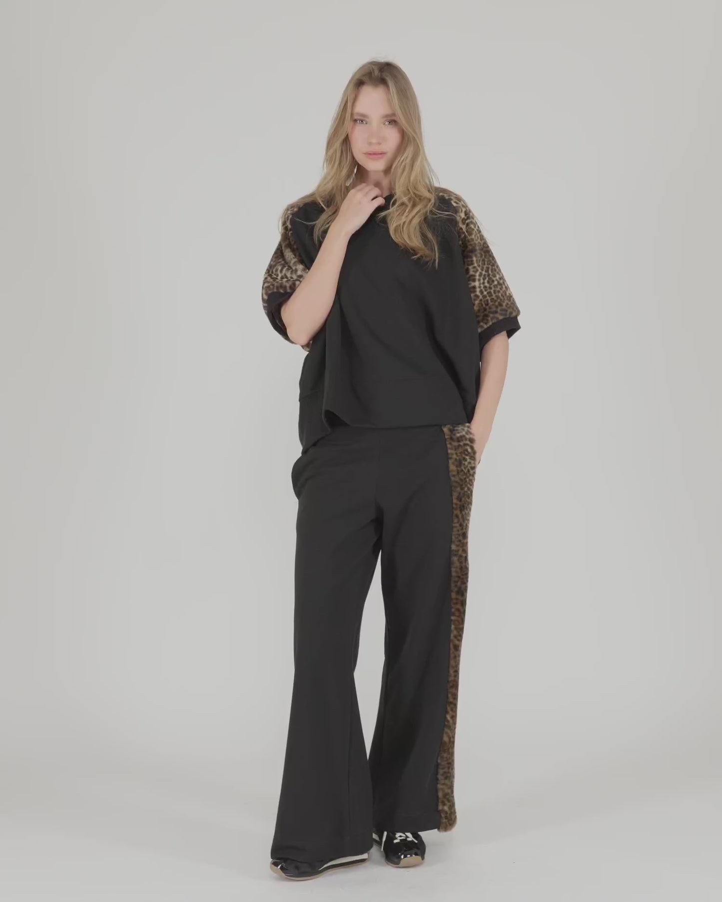 להעלות ולנגן וידיאו לגלריית צפיה, סווטשירט אורבן שרוול מנומר
