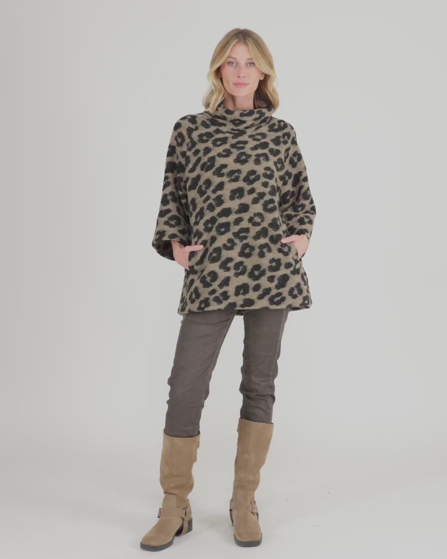 להעלות ולנגן וידיאו לגלריית צפיה, סווטשירט לאופרד מנומר
