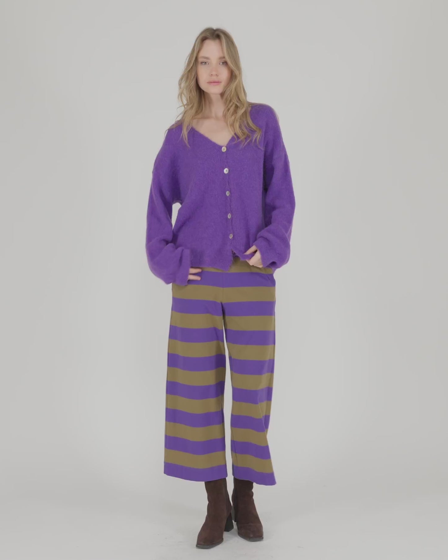 להעלות ולנגן וידיאו לגלריית צפיה, סריג מתחלף סגול
