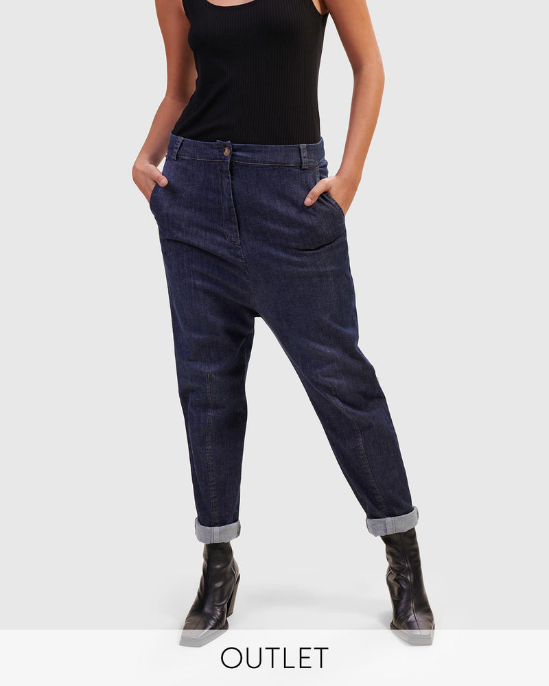 מכנסי מיקי ג'ינס כחול