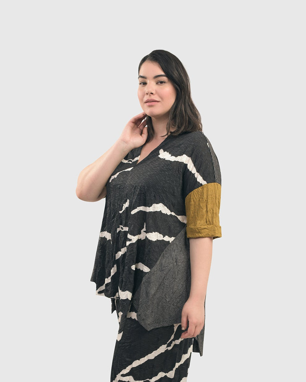 חולצה קרינקל פורצת מיקס